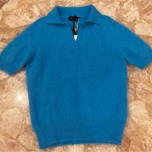 ROBERTO COLLINA
SHORT-SLEEVED ANGORA BLEND POLO SM